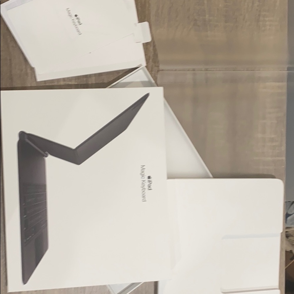Empty Apple iPad Magic Keyboard box